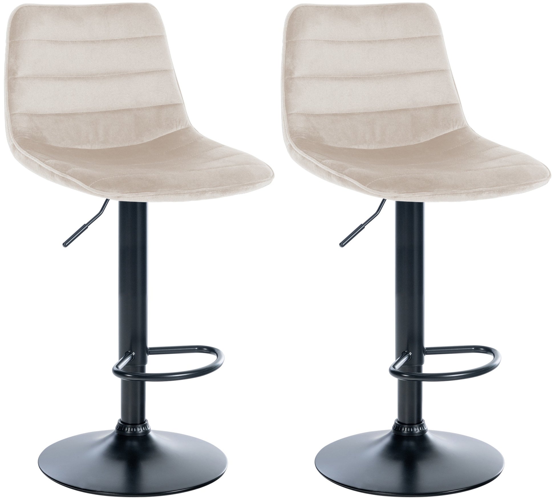Barhocker Lex Samt 2er Set - homemem39