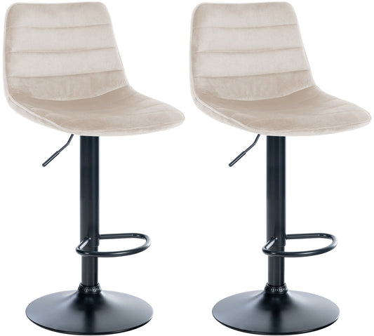 Barhocker Lex Samt 2er Set - homemem39