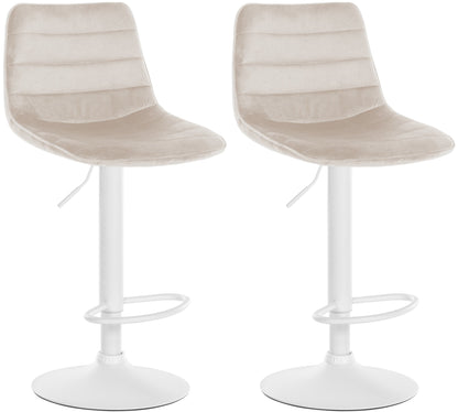 Barhocker Lex Samt 2er Set - homemem39
