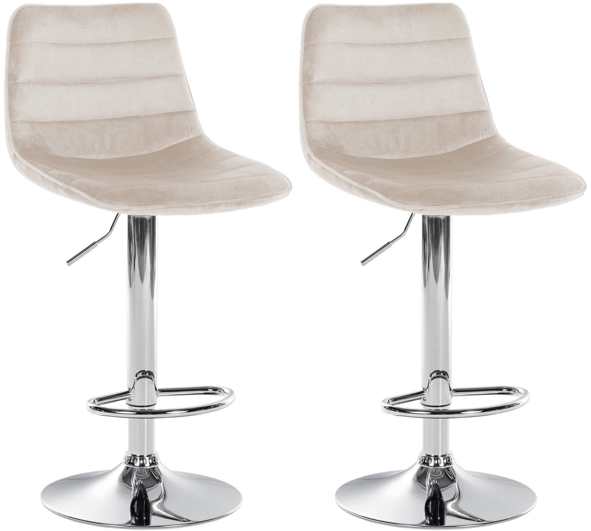 Barhocker Lex Samt 2er Set - homemem39