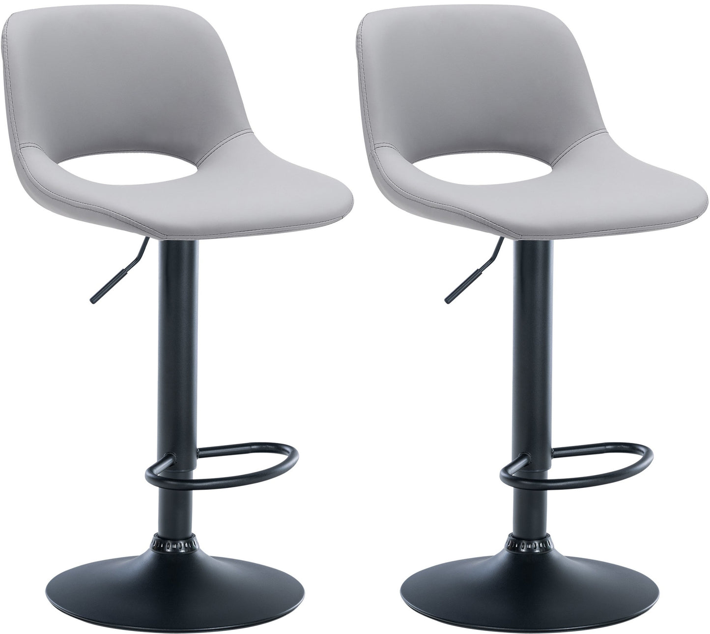 2er Set Barhocker Camden Kunstleder