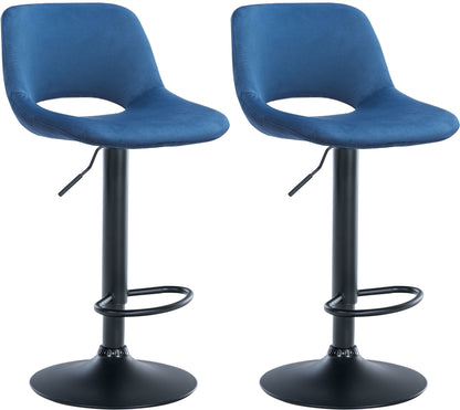2er Set Barhocker Camden Samt