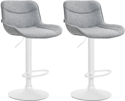 2er Set Barhocker Vonore Stoff