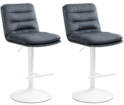 2er Set Barhocker Damar Samt