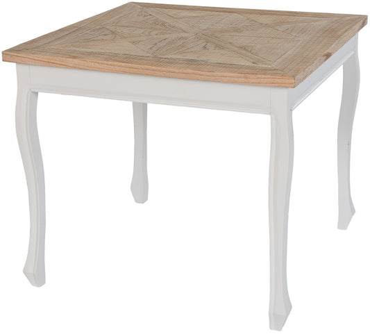 Lindon Shabby Chic Ruokapöytä, 90 cm x 90 cm, FLEGT-sertifioitu puu - homemem39