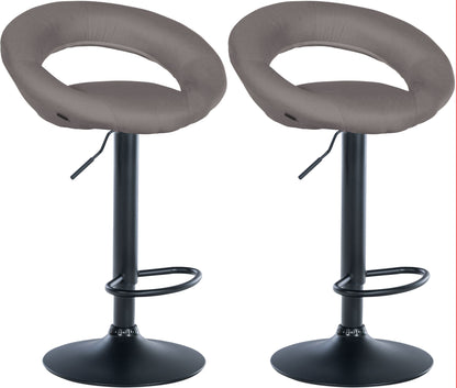 2er Set Barhocker Olinda Stoff