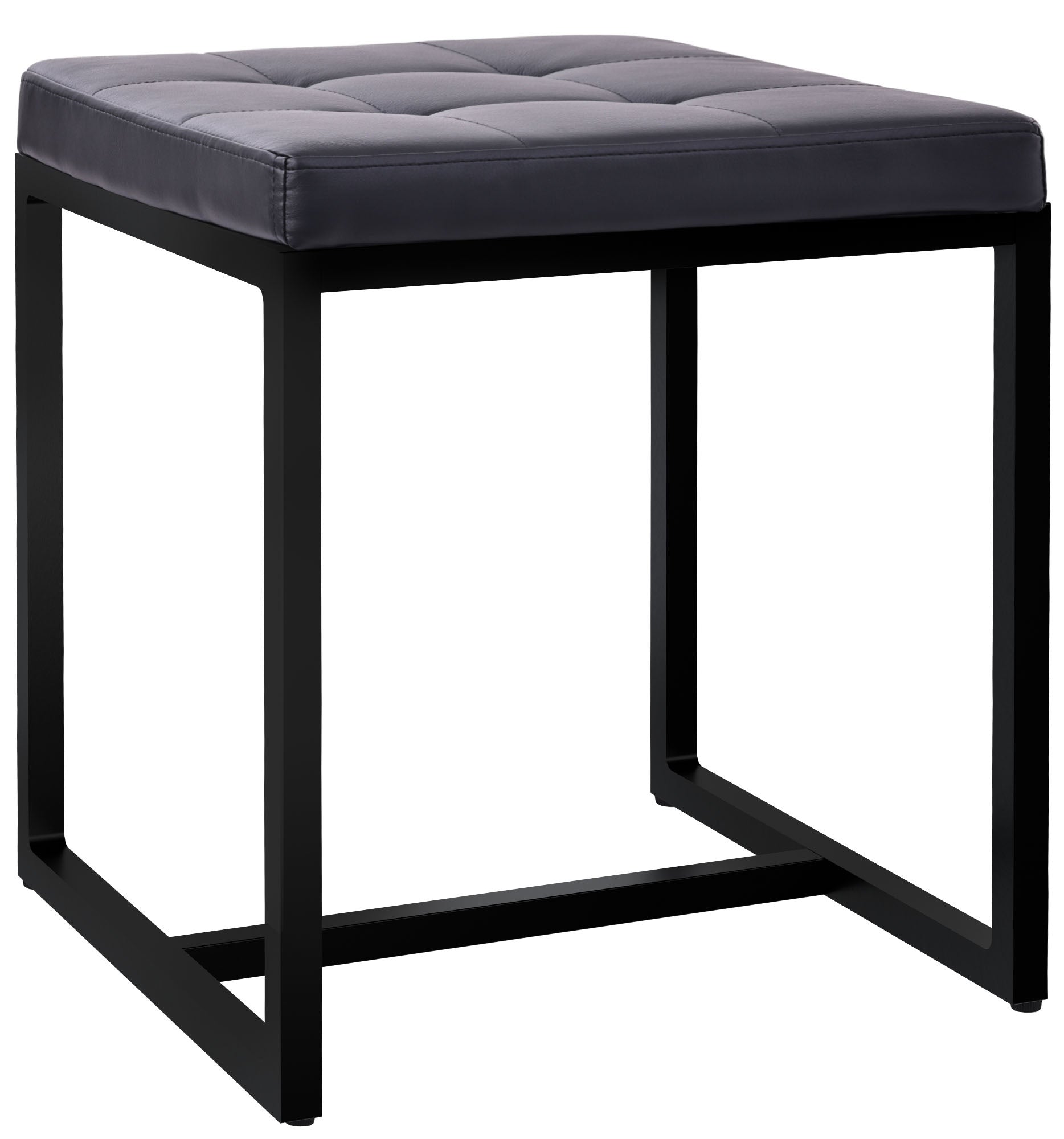 Sitzhocker Barci mit schwarzem Gestell | homemem39