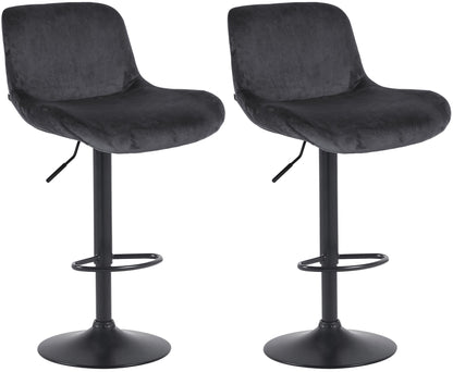 2er Set Barhocker Solon Schwarz