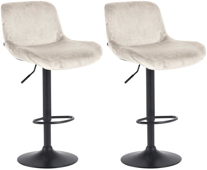 2er Set Barhocker Solon Schwarz