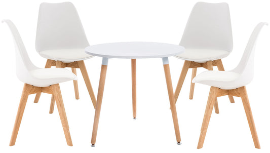 Essgruppe Lansgar Ø 80 cm - homemem39