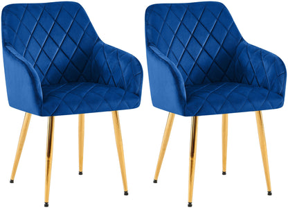 2er Set Esszimmerstühle Monett Samt