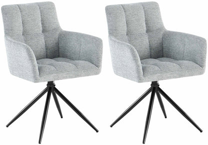 2er Set Esszimmerstuhl Jonah Stoff