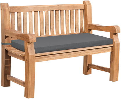 Gartenbank Teakholz Jackson mit Sitzkissen