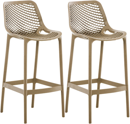 2er Set Outdoor Barhocker Air