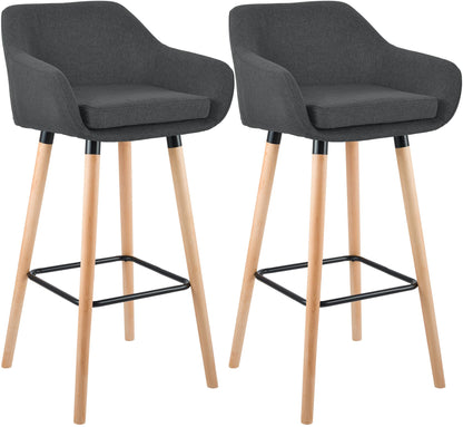 2er Set Barhocker Grant Stoff | homemem39