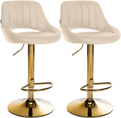 2er Set Barhocker Milet Kunstleder | homemem39