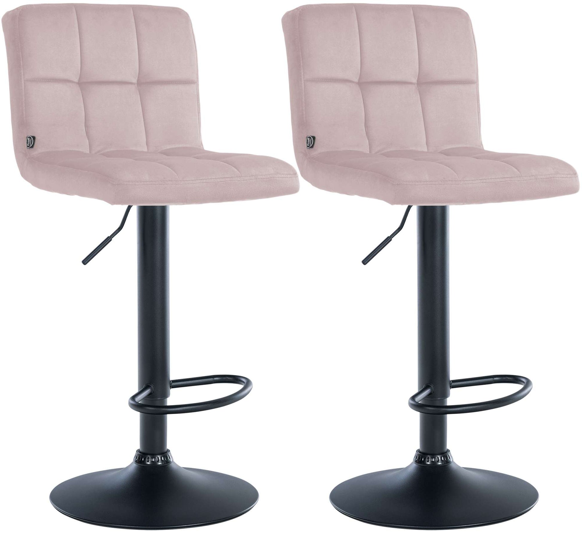 2er Set Barhocker Peru Samt | homemem39