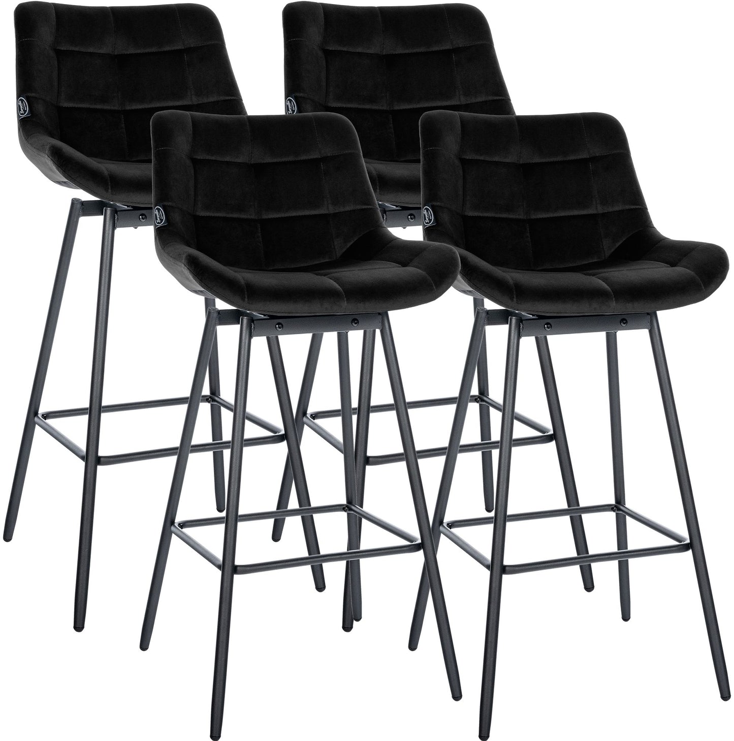 4er Set Barhocker Weston schwenkbar
