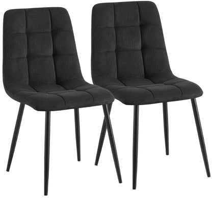 2er Set Esszimmerstühle Antibes Cord | homemem39