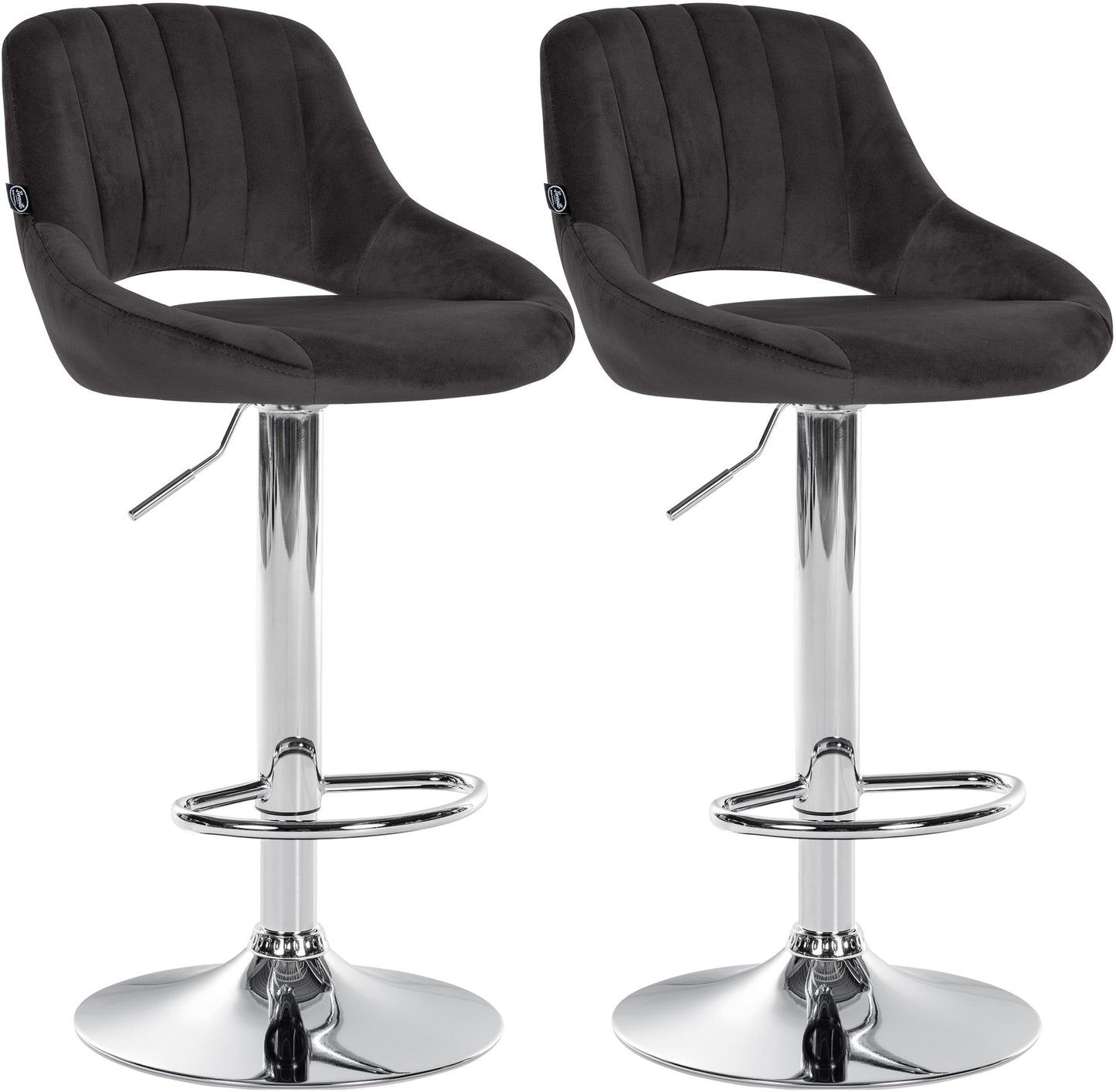 2er Set Barhocker Milet Samt