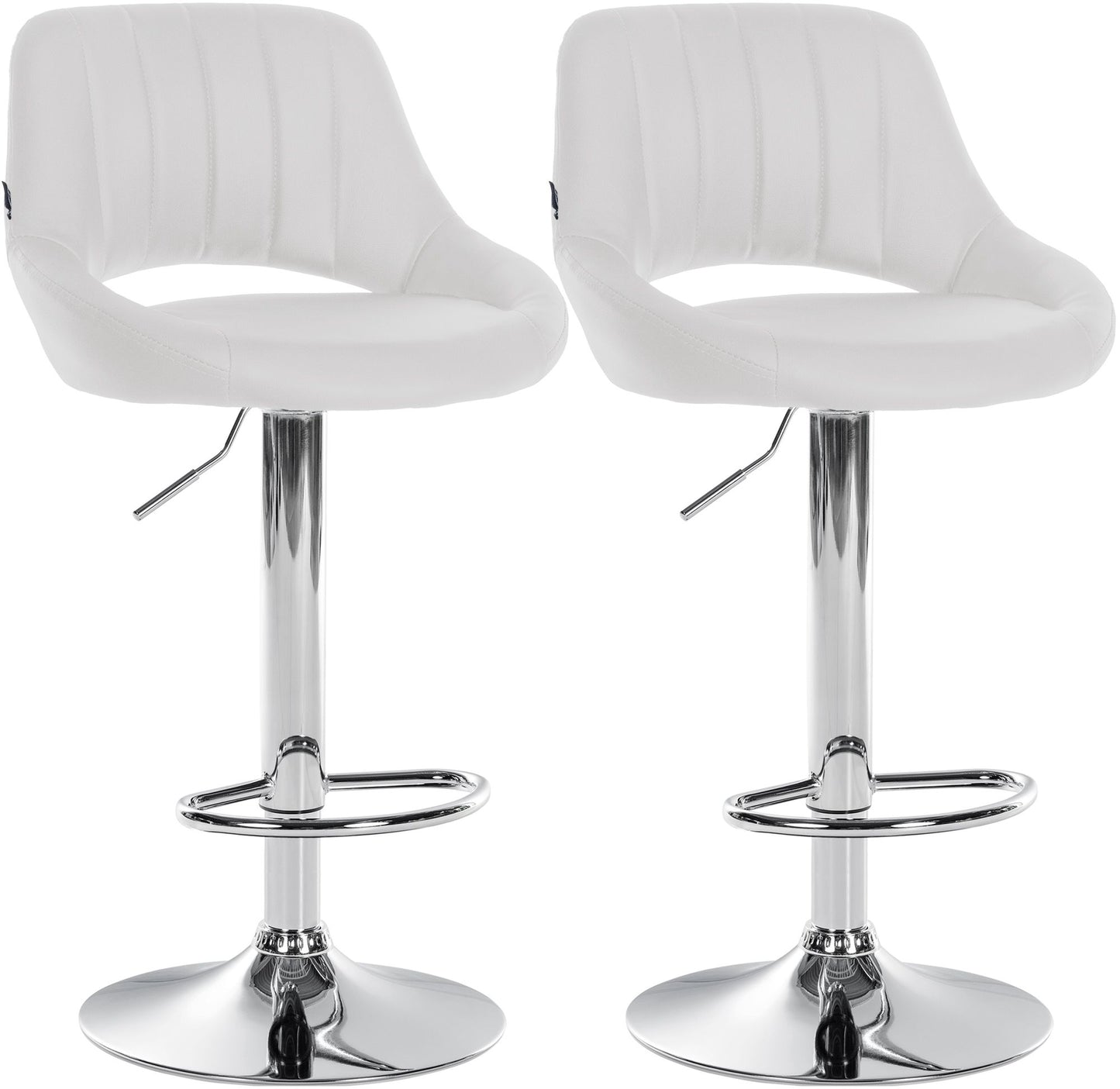 2er Set Barhocker Milet Kunstleder | homemem39