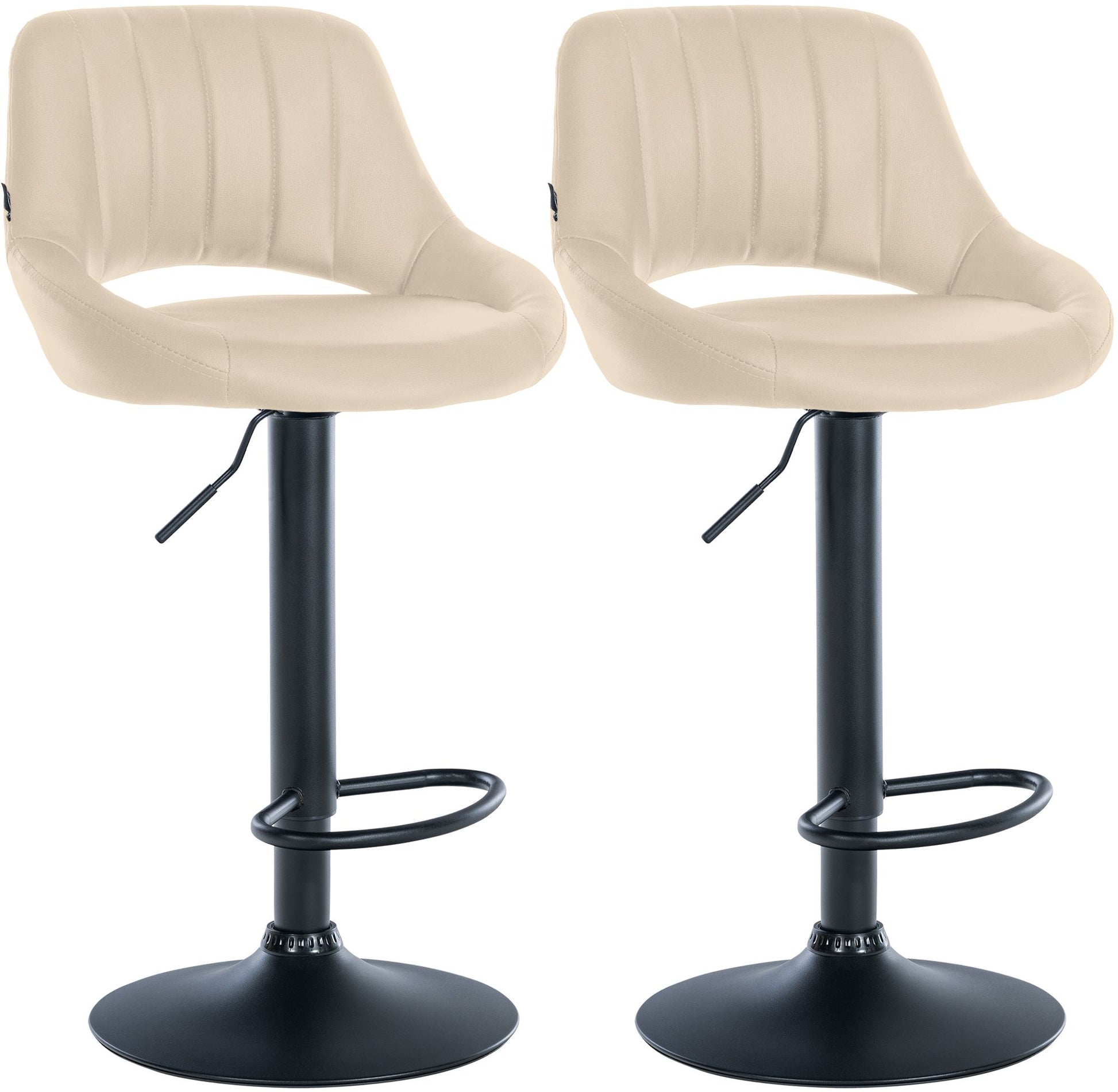 2er Set Barhocker Milet Kunstleder | homemem39