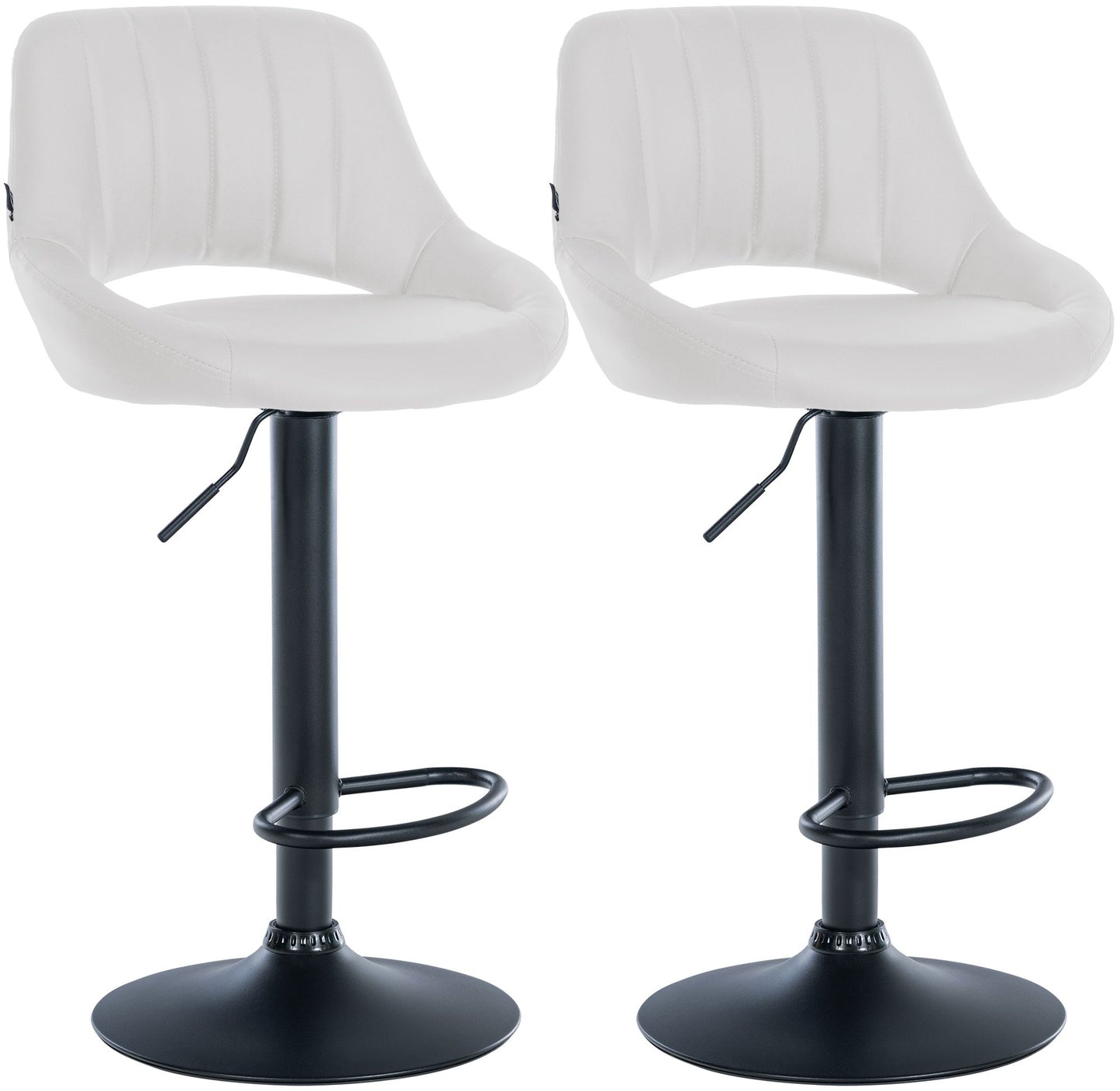 2er Set Barhocker Milet Kunstleder | homemem39