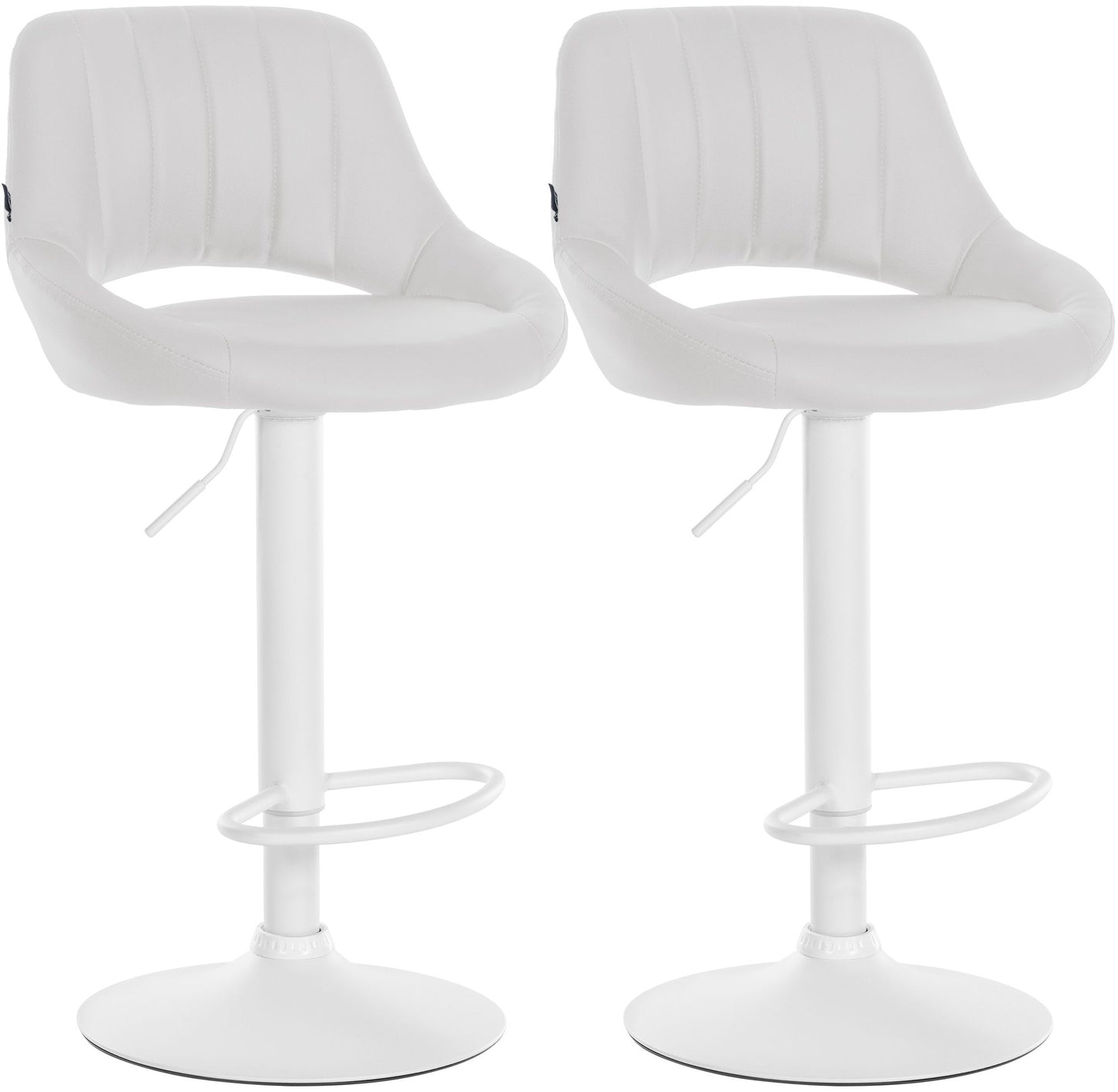 2er Set Barhocker Milet Kunstleder | homemem39