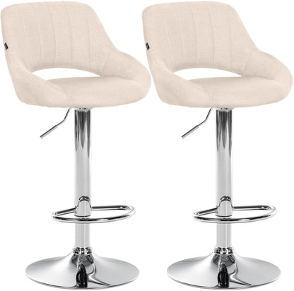 2er Set Barhocker Milet Stoff