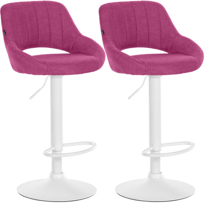 2er Set Barhocker Milet Stoff | homemem39