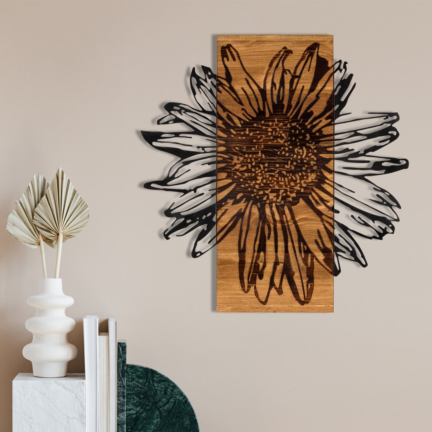Accessorio Murale Decorativo in Legno