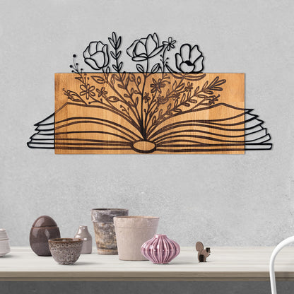 Accessorio Murale Decorativo in Legno