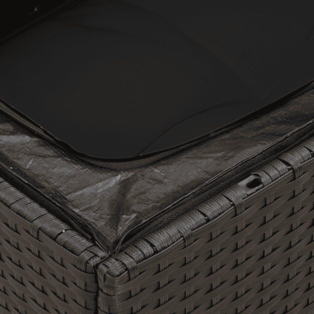 Patio Sofa Set 10-Posti Black