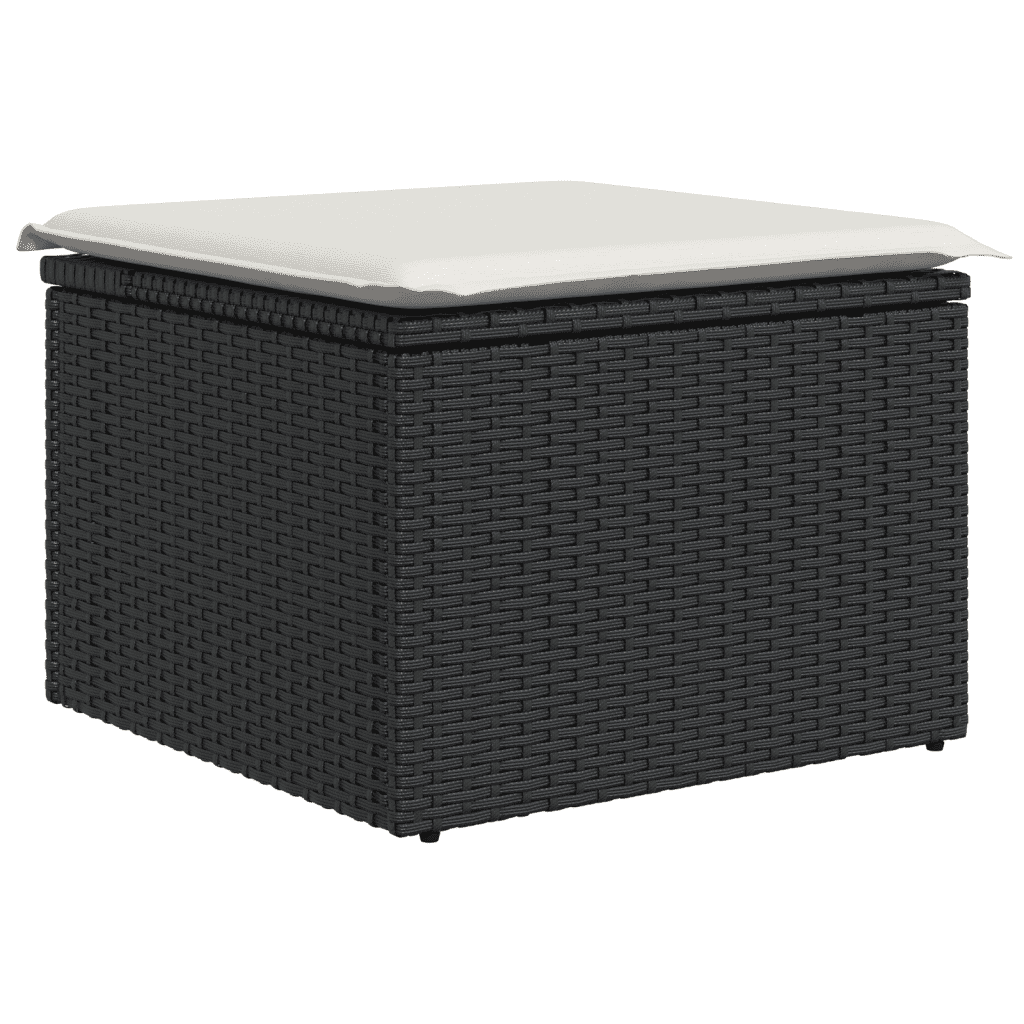 Patio Sofa Set 10-Posti Black and Cream