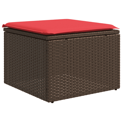 Set Divani da Giardino 6 pz con Cuscini in Polyrattan