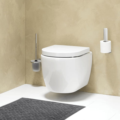 Sedile WC a Chiusura Morbida Memphis Duroplast Bianco 252930646 - homemem39