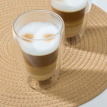 Set Bicchieri Latte Macchiato 2 pz 400 ml Trasparente