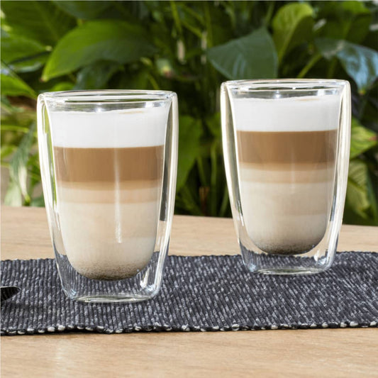 Set Bicchieri Latte Macchiato 2 pz 400 ml Trasparente