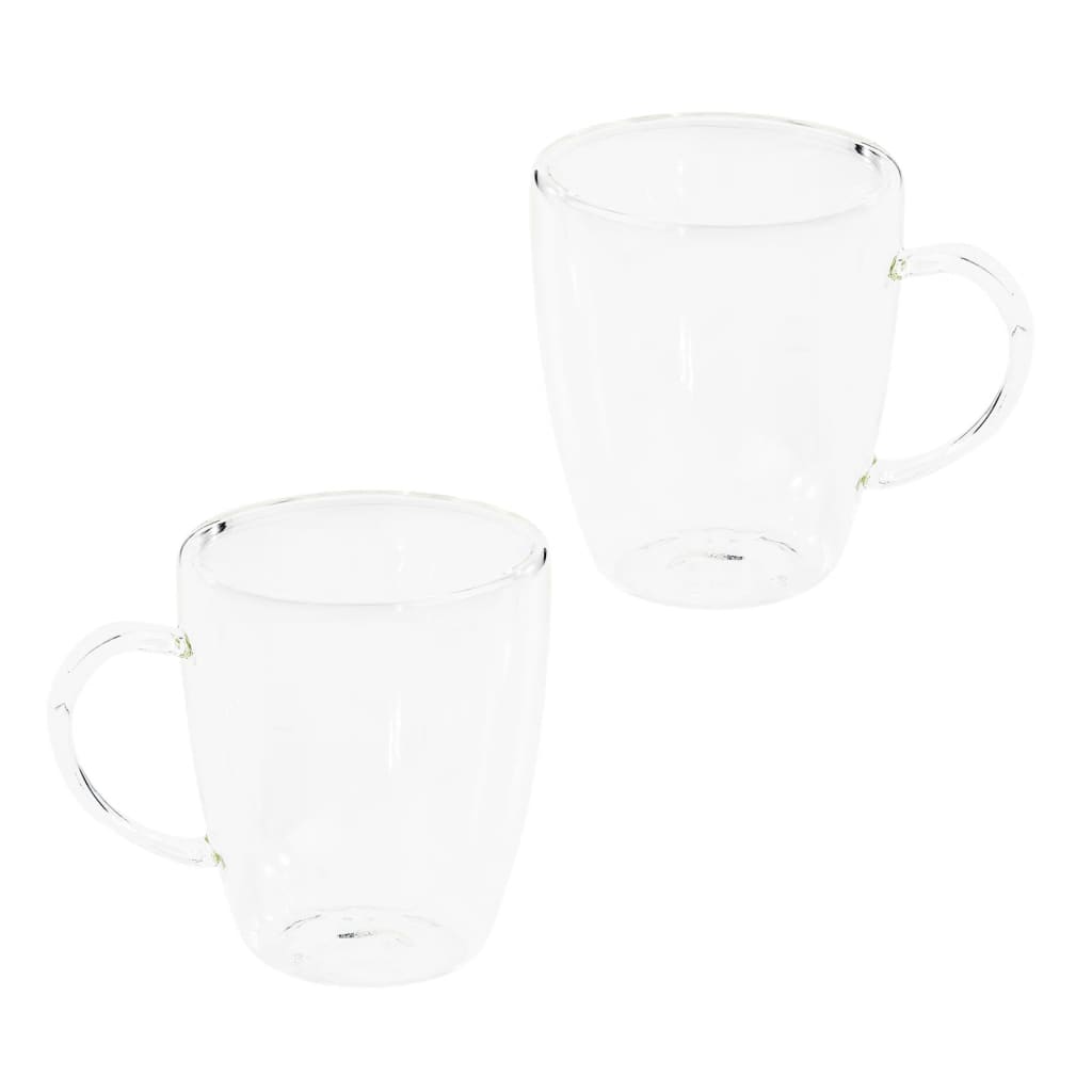 Set Bicchieri per Cappuccino 2 pz 270 ml Trasparente - homemem39