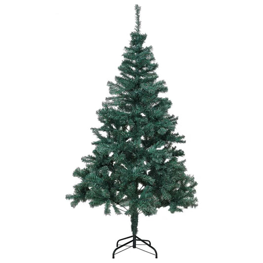 Albero di Natale con Supporto in Metallo Verde 180 cm