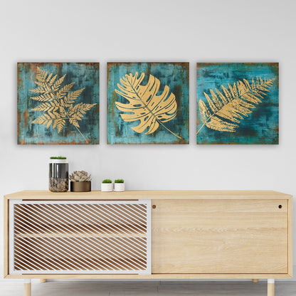 Pittura Decorativa su Tela (3 Pezzi)