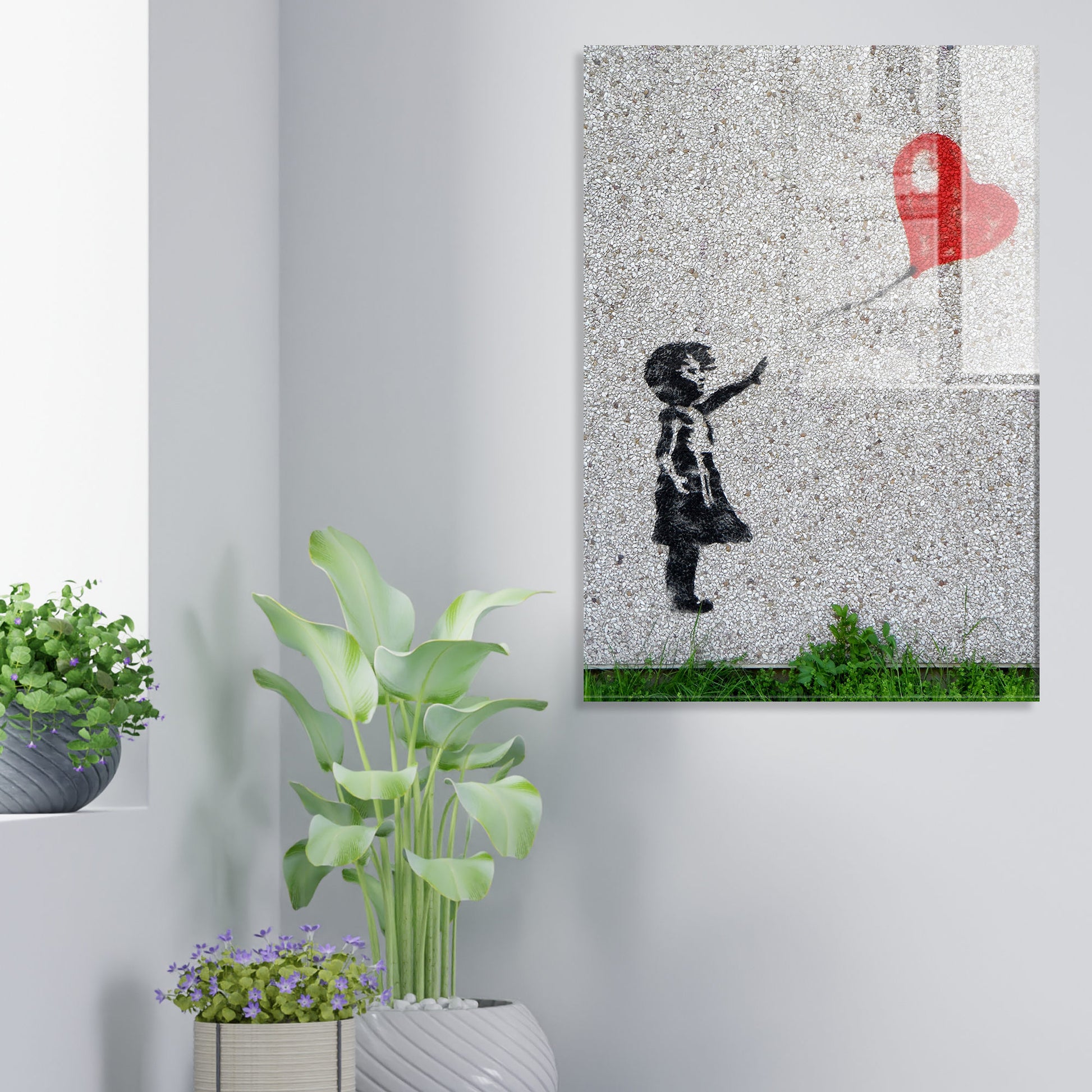 Decorative Tempered Glass Painting | homemem39