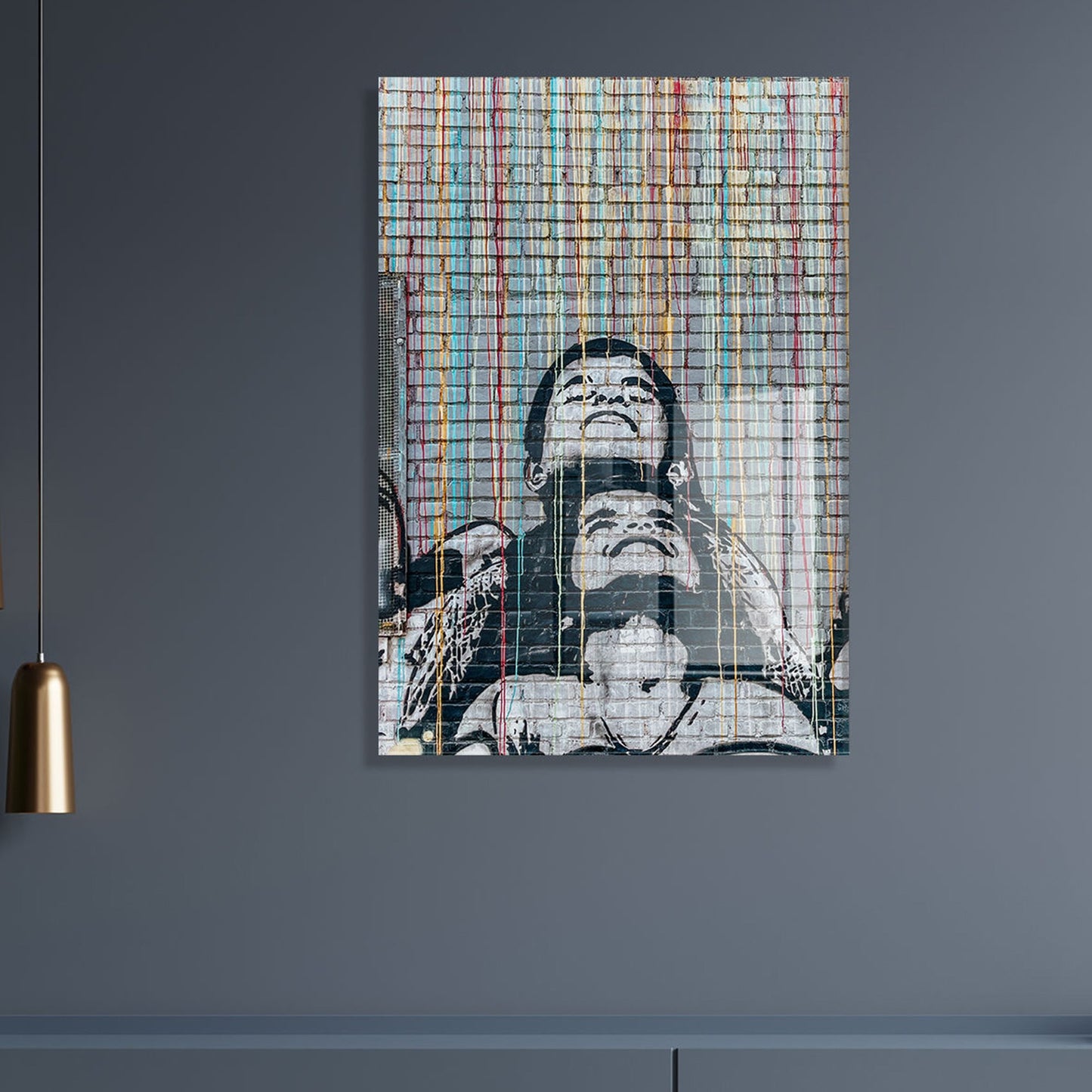 Decorative Tempered Glass Painting | homemem39