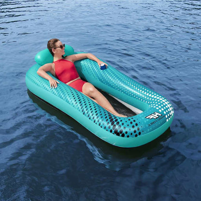 Lettino Gonfiabile Rete Hydro Force Sol Venture 188x109cm Blu - homemem39