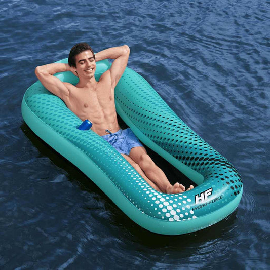 Lettino Gonfiabile Rete Hydro Force Sol Venture 188x109cm Blu - homemem39