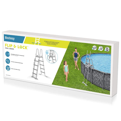 Scaletta per Piscina Flowclear a 4 Gradini 132 cm | homemem39