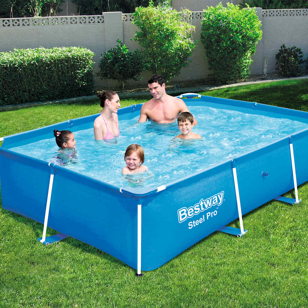 Piscina Steel Pro con Telaio in Acciaio 259x170x61 cm 56403