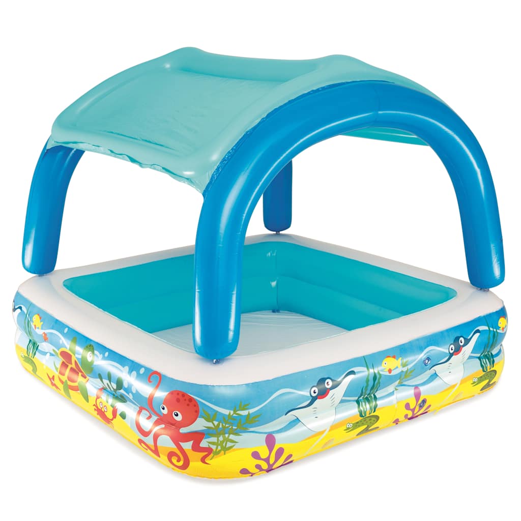 Piscina per Bambini con Tettoia 140x140x114 cm 52192
