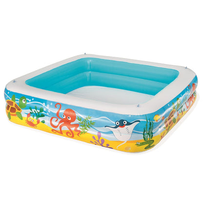 Piscina per Bambini con Tettoia 140x140x114 cm 52192