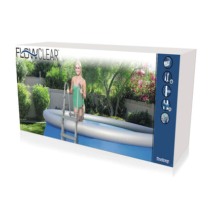 Scaletta per Piscine a 4 Gradini Flowclear 122 cm 58331 | homemem39